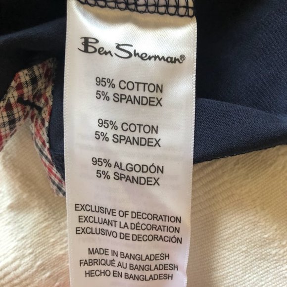 Ben Sherman Men's Two Button Colorblock Polo Shirt Sonoma Red Burgundy XL - Picture 9 of 10